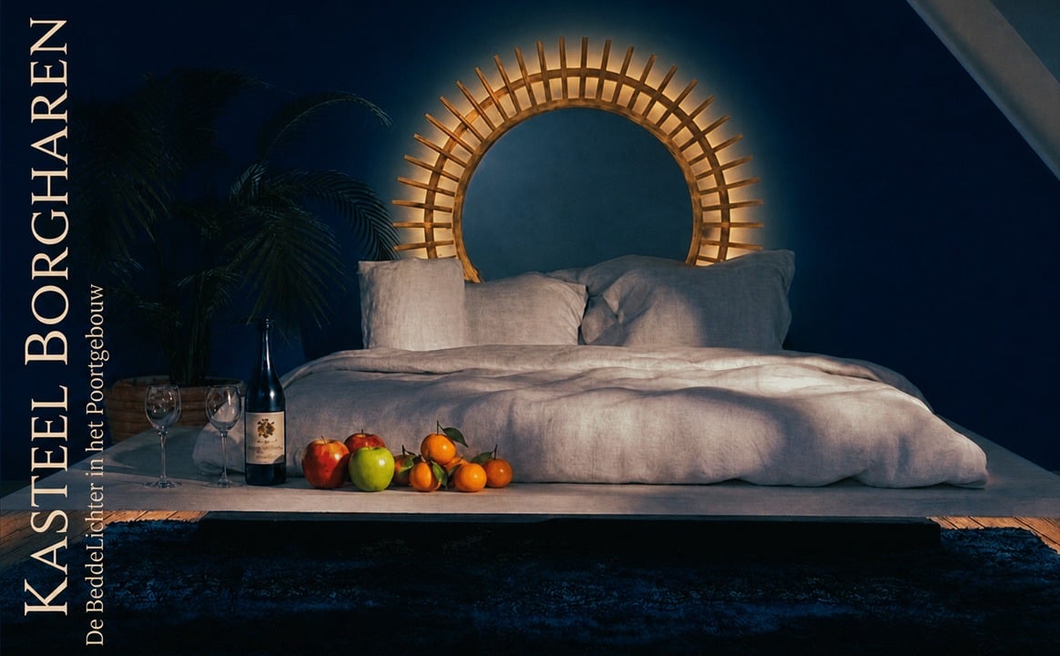 Bedverlichting kasteel Borgharen