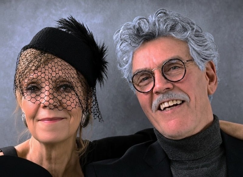Ans en Pieter Spruyt, samen op de originele portretfoto